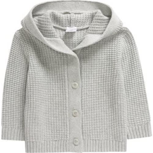 Core Hooded Cotton Cardigan