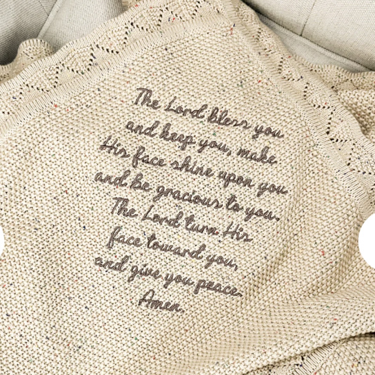 Numbers 6:24-26 Knit Blanket – OUR HOUSE ABOVE