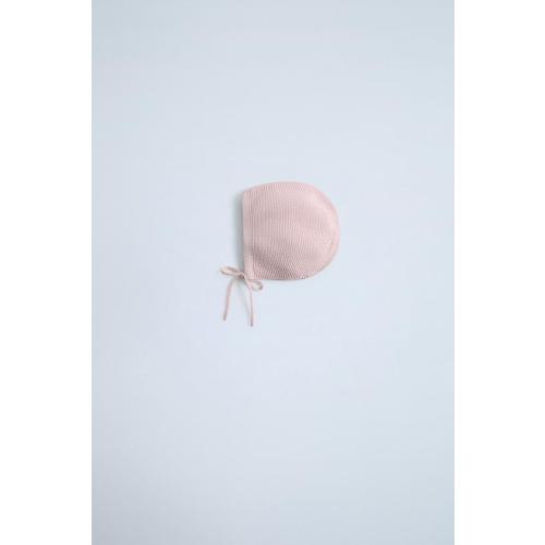 SEED STITCH KNIT BONNET