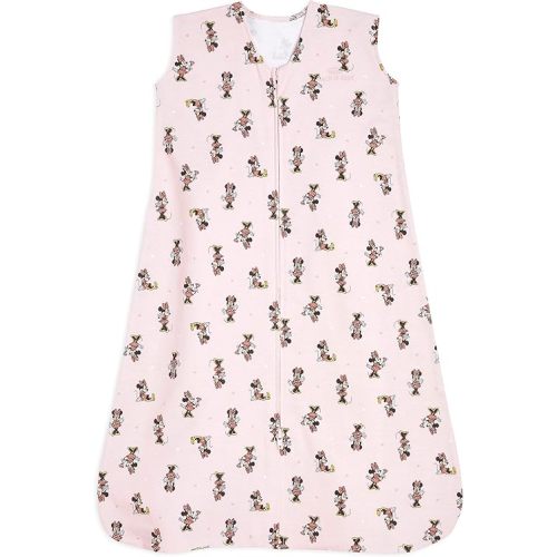 HALO Disney Baby Sleepsack, 100% Cotton Wearable Blanket, Swaddle Transition Sleeping Bag, TOG 0.5, Minnie Fun, Large, 12-18 Months