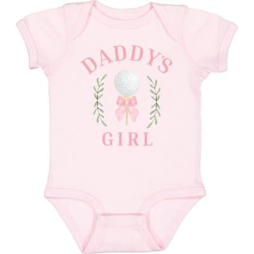 Daddy's Golf Girl Short Sleeve Bodysuit, 0-3M