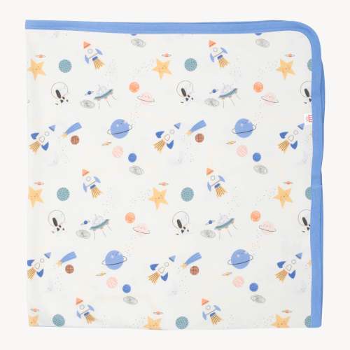 stellar tails modal baby blanket
