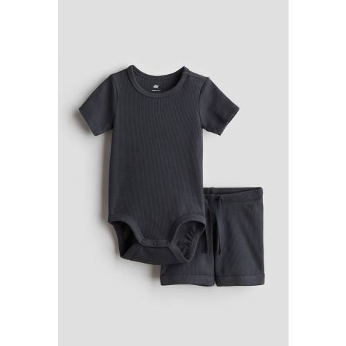 2-PIECE RIBBED COTTON SET