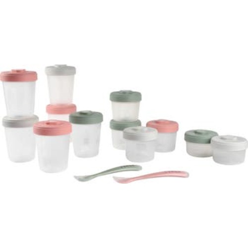 12-Piece Clip Portion Container & Spoon Set