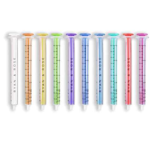 Ryan & Rose Cutie Dose - Baby Medicine Dispenser Syringe (10 Pack)