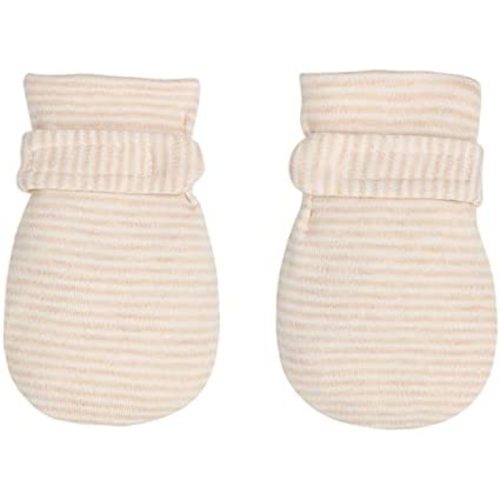 Newborn Baby No Scratch Mittens Stay On, 100% Cotton Breathable, Adjustable Infant Gloves for Baby Boys Girls Mittens