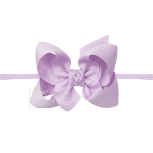 1/4" Pantyhose Headband with Grosgrain Bow - Beyond Creation
