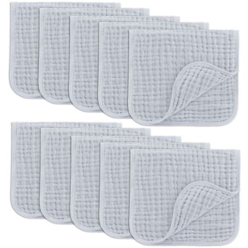 Muslin Burp Cloths Large 100% Cotton by Comfy Cubs