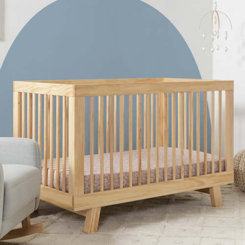 Washed Natural Babyletto Hudson 3-in-1 Convertible Crib with Toddler Bed (WASHED NATURAL)