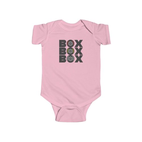 BOX BOX BOX | Infant Bodysuit Onesie | Formula Fanatics | FormulaFanatics