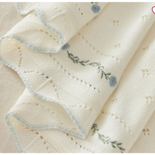 AERIN Pointelle Baby Blanket