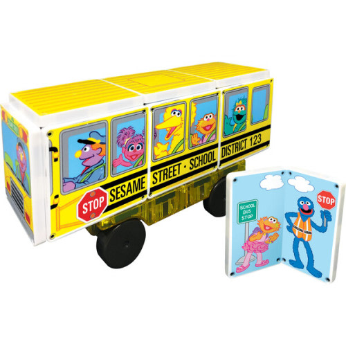 Sesame Street School Bus Magna-Tiles Structures