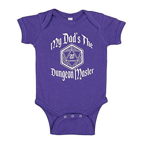 My Dad's The Dungeon Master Baby Bodysuit/Toddler T-Shirt RPG Baby Clothing