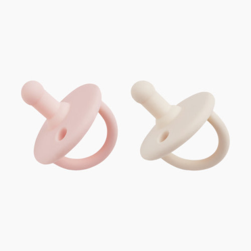 Silicone Pacifier (2 Pack) - Petal/Oat Milk