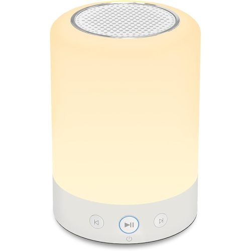 Kipcush Night Light White Noise Sound Machine, 20 Soothing Sleep Sounds. Portable Design for Bedroom, Office, Nursery, Travel, Up to 8 Hours Battery Life, Timer