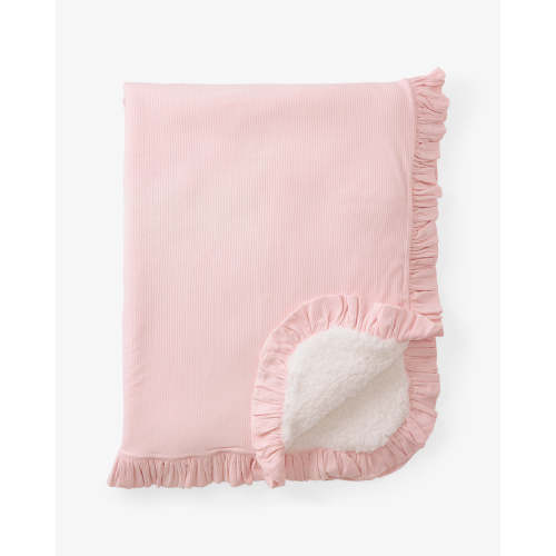 Prima Pink Ribbed Ruffle Mini Cloud Blanket® – Little Sleepies