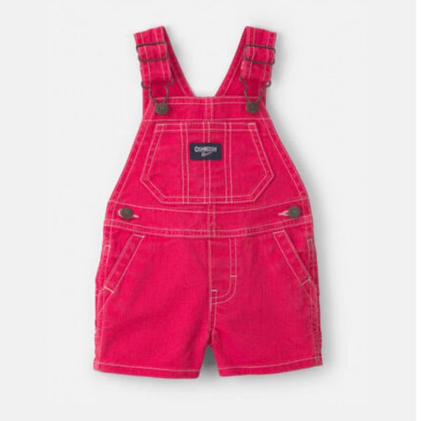 Baby Twill Shortall - Red - OshKosh B'gosh | Carter's