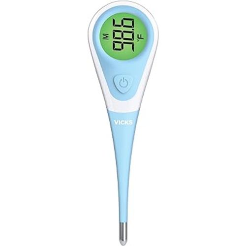 Vicks ComfortFlex Digital Thermometer – Accurate, Color Coded Reading in 8 Seconds – Digital Thermometer for Oral, Rectal or Under Arm Use