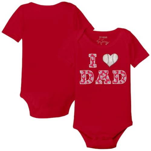 St. Louis Cardinals Tiny Turnip Infant I Love Dad Bodysuit - Red