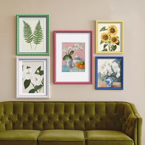 Bobbin Picture frame, floting picture frame, Vintage Art Print Frame, Unique Frames,Gallery Collage Frames,wood frame for wall,wedding photo