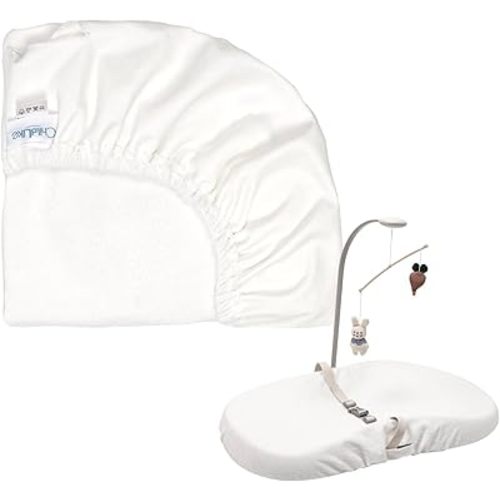 1-Pack Changing pad Cover Waterproof - Soft Baby Baby Changing pad Cover,Contour Changing Pads Liners,Change Pad Cover,Ultra-Soft & Breathable,Fits Skip Hop,Keekaroo Peanut,Machine Washable(1,White)