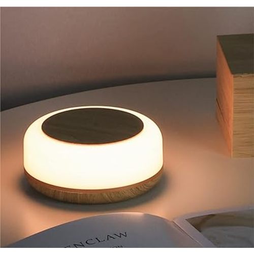 Baby Night Light Touch Control Bedroom Light, Nursery Lamp for Breastfeeding and Sleep Aid, Stepless Dimming&Rechargeable&3 Light Color&Touch Control, Up to 96H