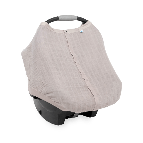 Cotton Muslin Car Seat Canopy - Porpoise
