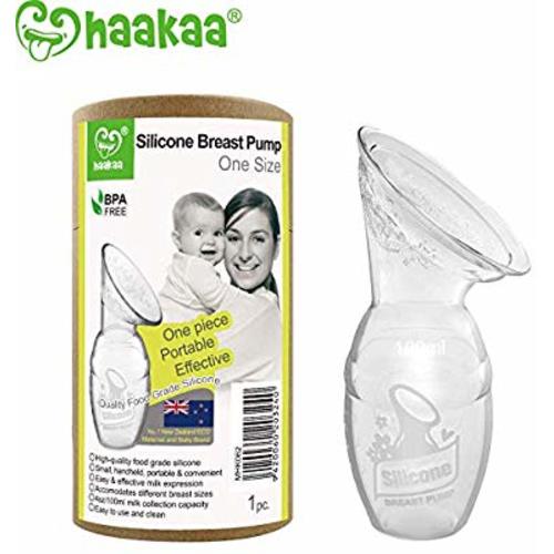 Haakaa Silicone Breastfeeding Manual Breast Pump Milk Pump 100% Food Grade Silicone BPA PVC and Phthalate Free