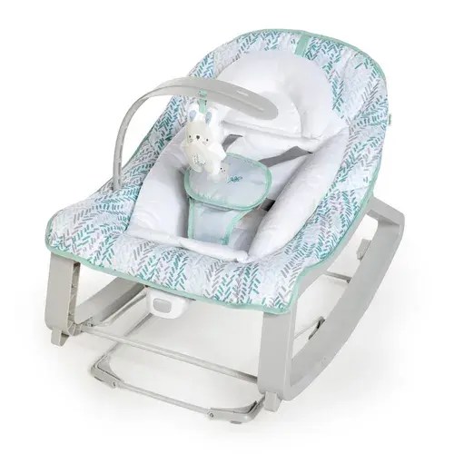 Ingenuity Keep Cozy 3-in-1 Grow with Me Bounce & Rock Seat - Spruce | Baby Bunting AU