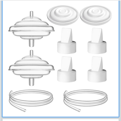 Breast Pump Parts for Spectra, Replace Duckbill Valves Tubes Backflow Protector Membrane for Spectra S1 S2 9 Plus Synergy Gold Breast Pump Replacement Accessories,10PCS