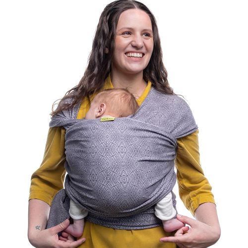 Boba Stretchy Baby Wraps Carrier - Baby Sling - Hands-Free - Baby Carrier Sling - Newborn to Toddler 7-35 lbs (Kahla)