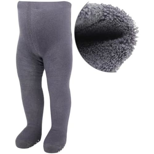 bistyle Baby Girls Tights Thick Leggings Soft | Warm Organic Cotton Stockings Non Slip Pantyhose | Newborn Infant Toddler