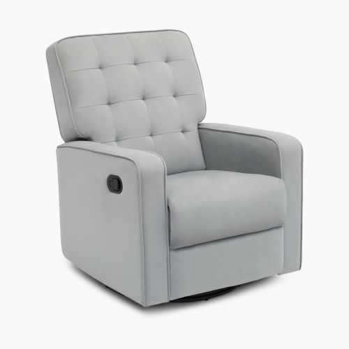 Delta Children Gavin Recliner Glider Swivel Chair - Mist