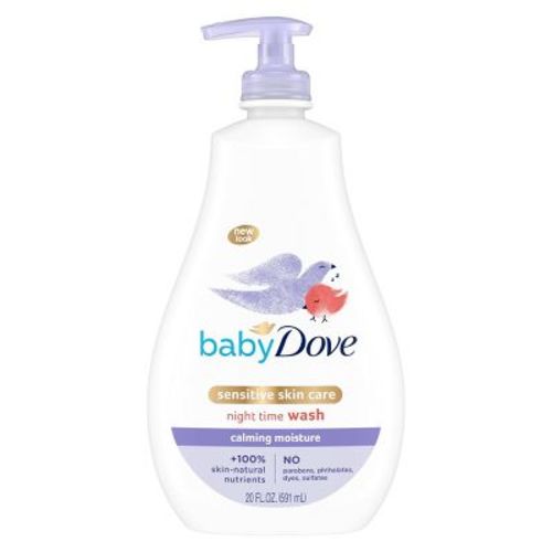 Baby Dove Calming Moisture Baby Body Wash & Shampoo, Hypoallergenic And Tear-free - 20 Fl Oz