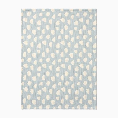 Reversible Gauze Cloud Baby Blanket | West Elm