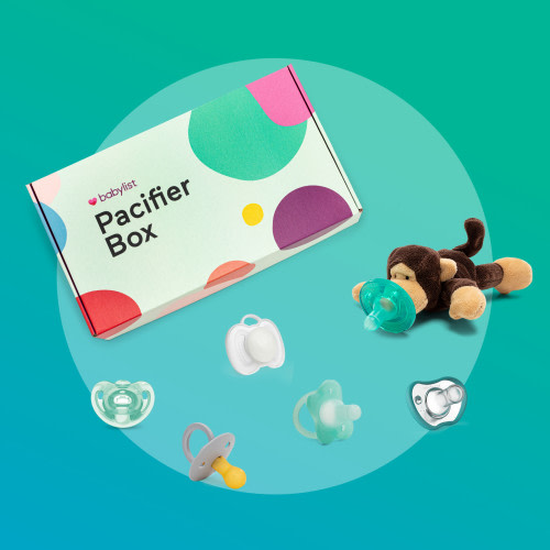 Babylist Pacifier Box (6 Pacifiers + 1 Clip)