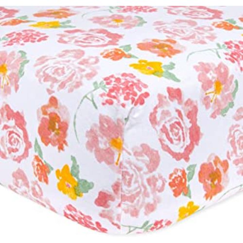 Amazon.com : Burt's Bees Baby - Fitted Crib Sheet, Boys & Unisex 100% Organic Cotton Crib Sheet for Standard Crib and Toddler Mattresses (Hello Moon!) 28x52 Inch (Pack of 1) : Baby