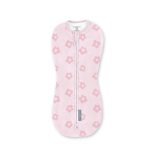 SwaddleMe by Ingenuity Pod Swaddle Blanket - 0-2 Months - Flower Confetti: 97% Cotton, Knitted Textile, Classic Patterns