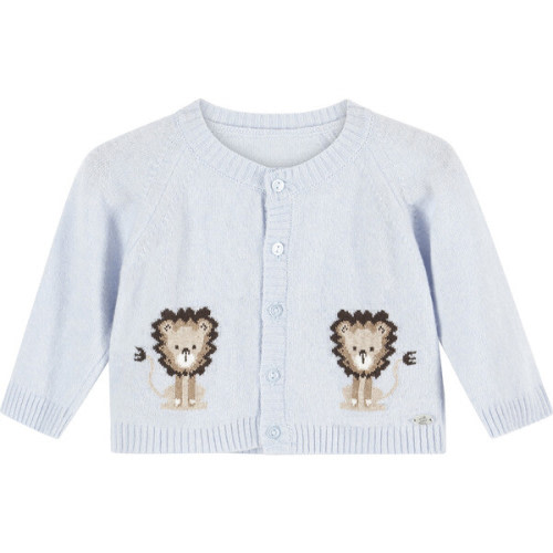 Little Augustus Cardigan, Pale Blue - Trotters London | Maisonette