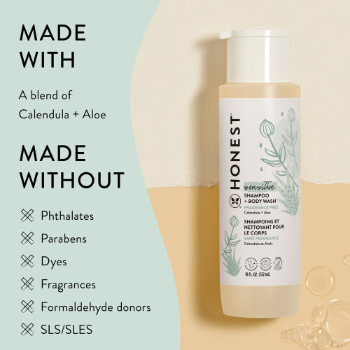 Shampoo + Body Wash, Value Size | Honest