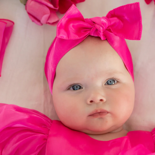Fuchsia Pink Dolly Baby Girl Hair Accessories – Arabella & Rose
