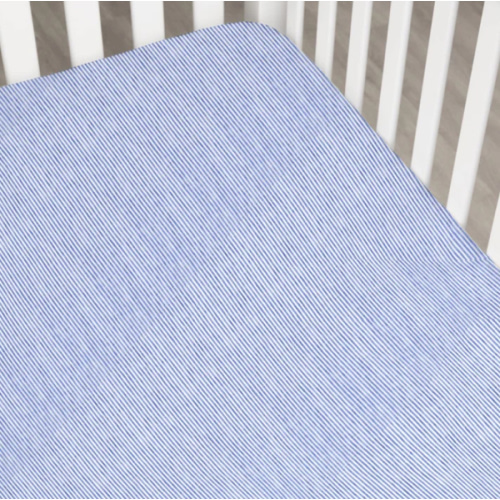 Cape Cod Stripe Linen Crib Sheet – New Arrivals