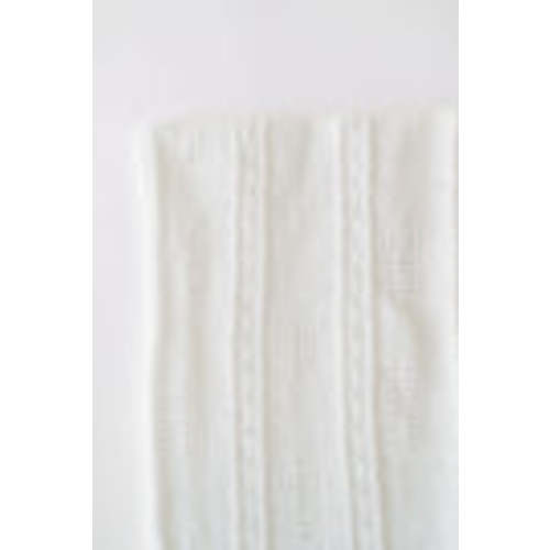 Bailey Baby Blanket - Worth Avenue White with Crosses