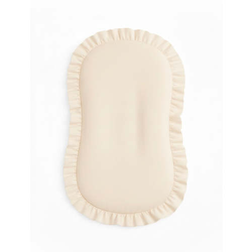Cream Ruffle Baby Lounger Cover