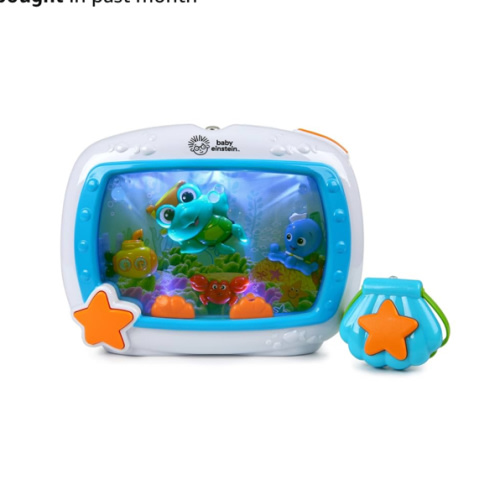 Baby Einstein Sea Dreams Soother Musical Crib Toy and Sound Machine, Newborn and up