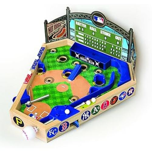 Merchant Ambassador MLB Wooden Pinball Baseball Game 14 x 12 x 8 inches