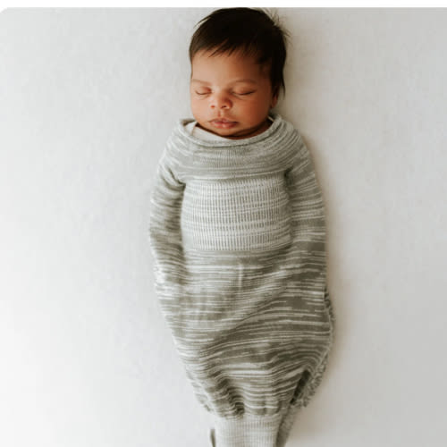 Grey Swaddle Sleep Sack - Small ( 6-12 pounds)