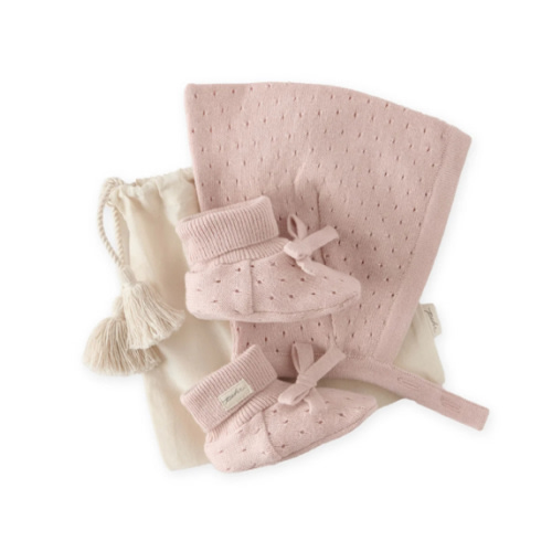 Pointelle Knit Gift Set