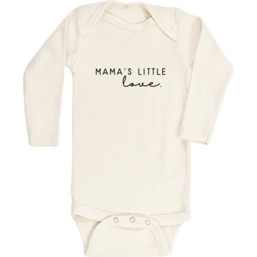 Mama's Little Love Long Sleeve Organic Cotton Bodysuit, 6-12M