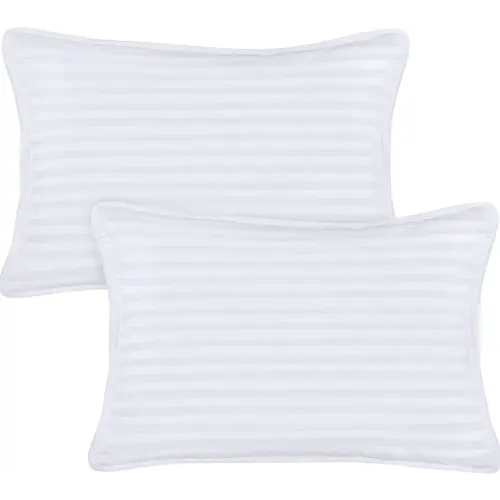 Utopia Bedding Toddler Pillow (White, 2 Pack), 13x18 Pillows  for Sleeping, Soft and Breathable Cotton Blend Shell, Polyester Filling,  Small Kids Pillow Perfect for Toddler Bed and Travel : Baby